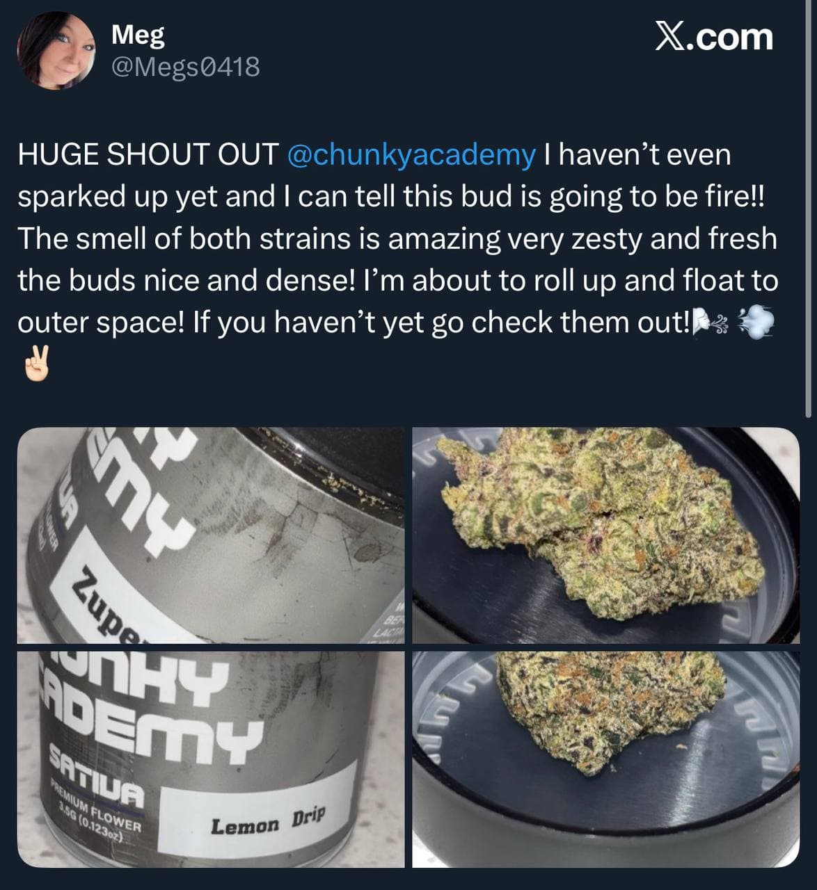 Customer review on X